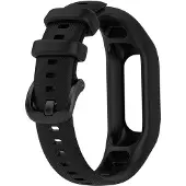 24hShop Svart Silikonarmbånd til Garmin Vivoactive 5 – Størrelse M