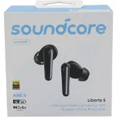 Soundcore Liberty 5 - True wireless-hodetelefoner med mikrofon - i øret - Bluetooth - aktiv støydemping - svart