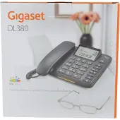 Gigaset DL380 svart - Internasjonalt produkt