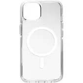 Puro Lite Mag Pro MagSafe silikonveske for iPhone 15 - gjennomsiktig
