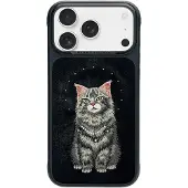 Nimmy Lucky Fashion Cat MagSafe-etui for iPhone 17 Pro - svart
