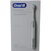 Procter & Gamble Oral-B Pulsonic Slim Luxe 4000 sonisk tannbørste, 3 moduser, platina