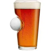 24hShop Drikkeglass med golfball