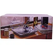 Audio-Technica AT-LP70XBT, Beltedrevet platespiller, Fullautomatisert, Sort, Sølv, V-belte, Aluminium, 33 1/3,45 RPM