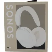 Sonos Ace - Hodetelefoner med mikrofon - full størrelse - Bluetooth - kablet, trådløs - aktiv støydemping - bløt hvitt