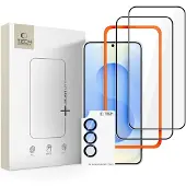 Tech-Protect Easy Set+ 3-pakning herdet glass for Samsung Galaxy S26 - Svart