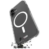 Puro Impact Clear D3O MagSafe silikonetui for iPhone 16 - gjennomsiktig
