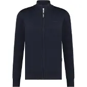 State of Art Cardigan Ensfarget Navy Blå Mørkeblå Størrelse