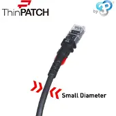 PatchSee patchkabel ThinPatch FTP CAT 6a svart 1,2 m