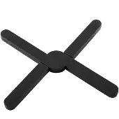 24hShop Justerbart Gryteunderlag – Sammenleggbart Silikon, Varmebestandig opptil 220°C