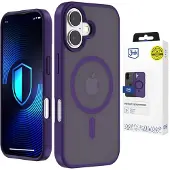 3mk Protection 3mk Smoke MagCase for iPhone 16 - lilla-gjennomskinnelig