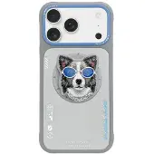Nimmy Glasses Cool Dog MagSafe-etui for iPhone 17 Pro - Grå