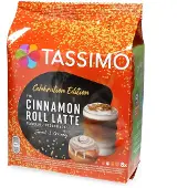 TASSIMO Cinnamon Roll Latte-kapsler 8 stk.