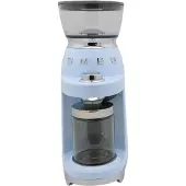 Smeg 50''s Style kaffekvern CGF03PBEU Pastellblå, Burr kvern, 240 g, Konisk mutter, Rustfritt stål, Blå, Pastellblå
