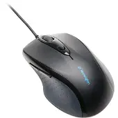 Kensington Pro Fit Full-Size - Mus - høyrehendt - optisk - 5 knapper - kablet - USB - svart