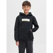 Jack & Jones Hettegenser - JorInwood - Black - - 12 år (152) - Hettegenser
