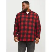 Jack & Jones Gingham Plus Size Skjorte Med Lange Ermer