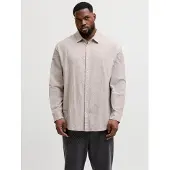 Jack & Jones Breeze Linen Plus Size Skjorte Med Lange Ermer