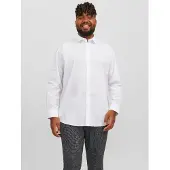 Jack & Jones Joe Plain Plus Size Skjorte Med Lange Ermer
