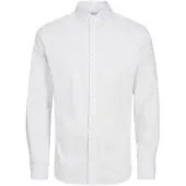 Jack & jones Axel Stretch Skjorte Regular Fit Hvit (122 / 7 år)