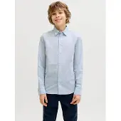 Kids Breeze Linen Skjorte Med Lange Ermer