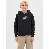 Jack & Jones Hettegenser - JcoTier - Black - - 8 år (128) - Hettegenser