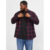 Jack & Jones Gingham Plus Size Skjorte Med Lange Ermer