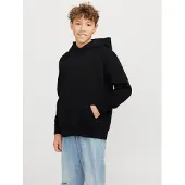 Jack & Jones Hettegenser - JjEurban - Black - - 10 år (140) - Hettegenser