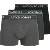 Jack & Jones Boxershorts 3 Pk Dark Grey (140 / 10 år)