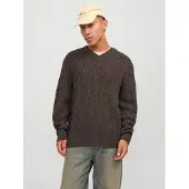 Jack & Jones Cosy Cable V-hals Genser