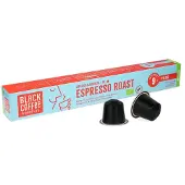 Black Coffee Roaster | Espresso Roast - 10 kapsler til Nespresso