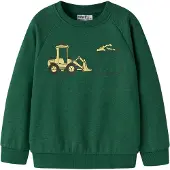 Name it Collegegenser - NmmVion - Verdant Green/Pocket - - 6 år (116) - Collegegenser