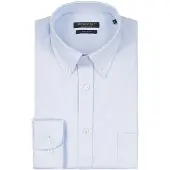 Steppin' Out Skjorte Twill Button-down Blå Lyseblå Størrelse
