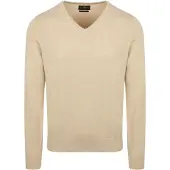 Steppin' Out teppin' Out Kajmir Gener med V-hal Eggekall Beige tørrele