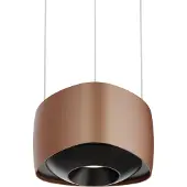 Loom Design LED-hengelampe Air, karamellbrun, 13 cm, aluminium