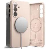 Ringke Samsung Galaxy S26+ Liquid Silicone MagSafe Deksel - Rosa Sand