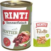 Rinti Økonomipakke Kennerfleisch 12 x 400 g - Reinsdyr