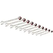 Bosch Professional skralle-ringnøkkelsett 8–19 mm 1600A02AU0, 10 stk.