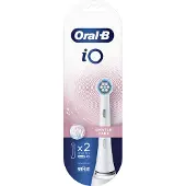 Oral-B iO Series Gentle Care Tannbørstehoveder - Hvit - 2-pakning