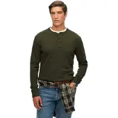 Superdry Vle Mid Weight Henley Langarmet T-skjorte