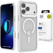 3mk Protection 3mk Smoke MagCase for iPhone 17 Pro - hvit-gjennomsiktig