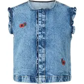 Pieces Pcpalma Rysjer Denim Topp