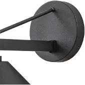 LUCANDE utendørs vegglampe Kiyogi, svart, 31 cm, E27, IP65