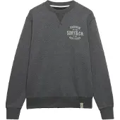 Superdry Block Text Crew Collegegenser