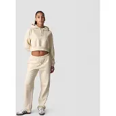 ICANIWILL Everyday Cropped Hoodie Wmn, Cream