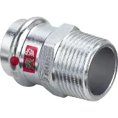 Viega Prestabo overgang 1x28mm af ulegeret stål muffe / nippel, SC-contur