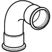Geberit Bøjning cug 90gr 35mm mf/mf t/gas