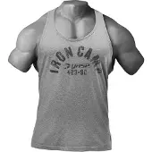 Gasp Throwback Tank, Greymelange