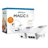 Devolo Magic 2 LAN triple - Starter Kit - bro 1GbE, HomeGrid - veggpluggbar