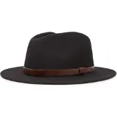 Brixton Messer Fedora Hatt svart